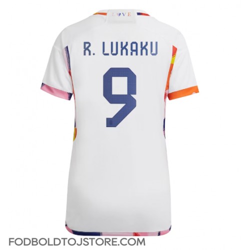 Belgien Romelu Lukaku #9 Udebanetrøje Dame VM 2022 Kortærmet